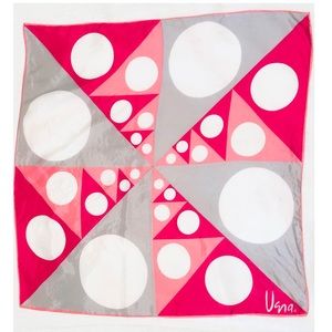 Vintage mod pattern Uena scarf